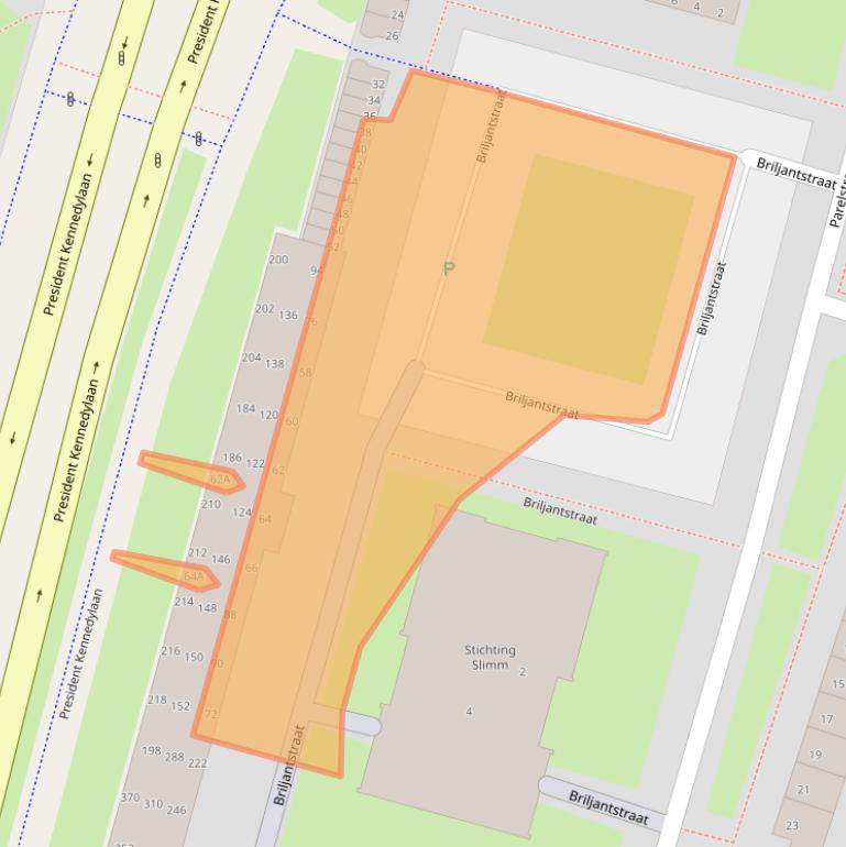 Kaart van postcodegebied 2403AE.