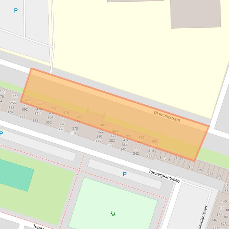 Kaart van postcodegebied 2403BG.