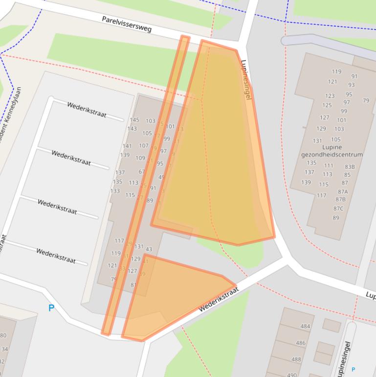 Kaart van postcodegebied 2403CB.