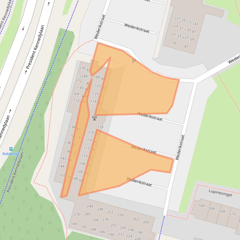 Kaart van postcodegebied 2403CE.