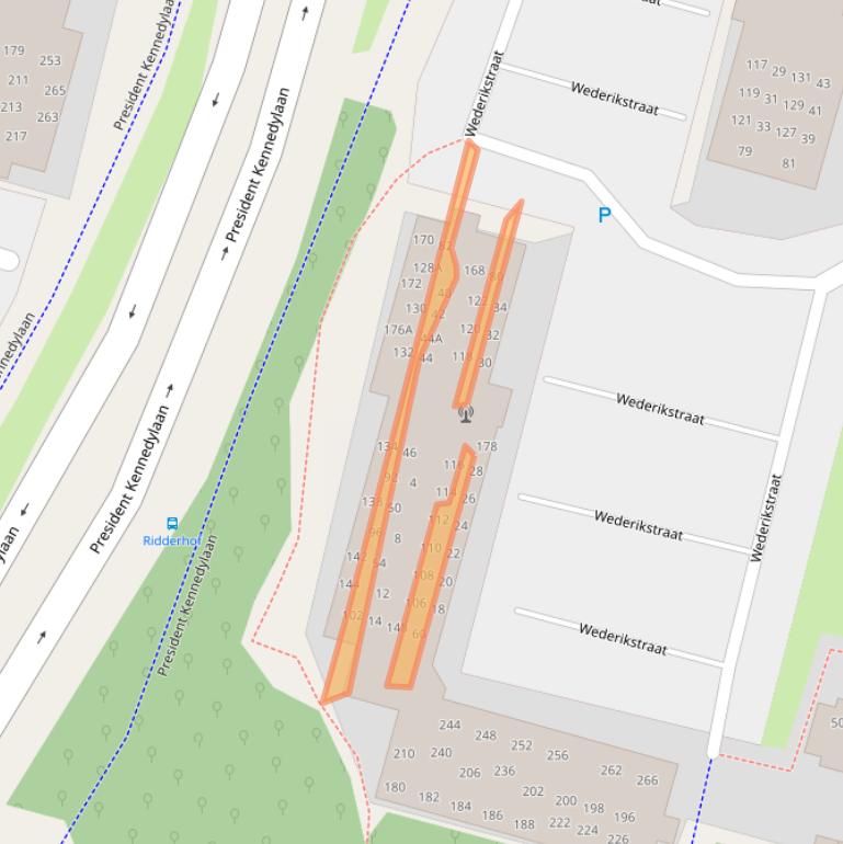 Kaart van postcodegebied 2403CG.