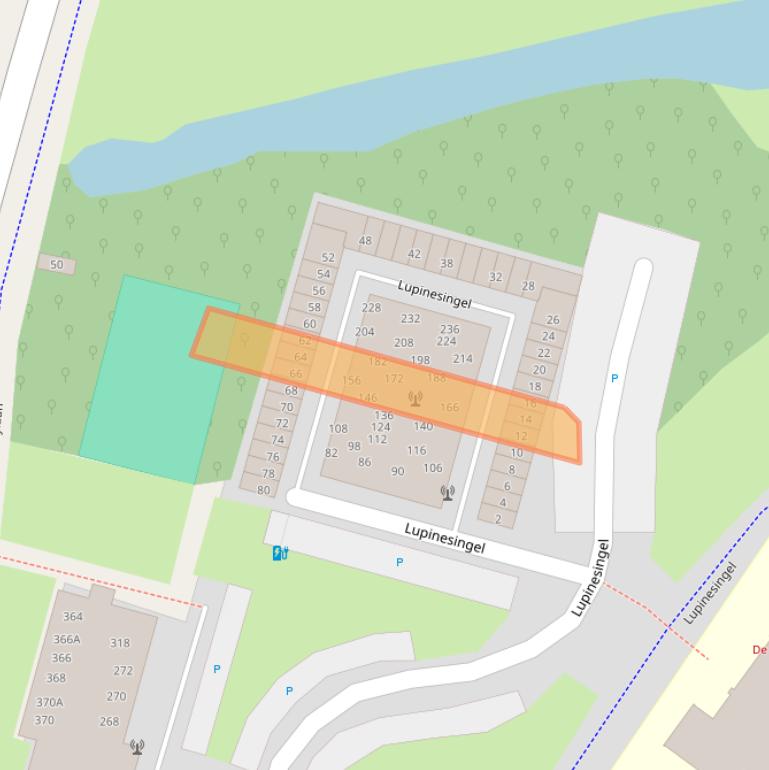 Kaart van postcodegebied 2403CR.
