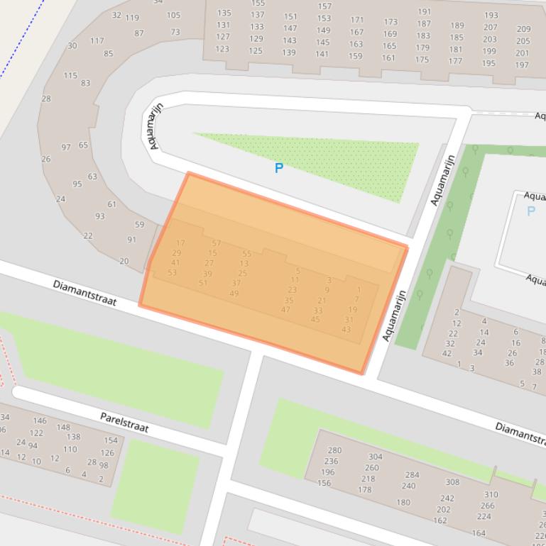 Kaart van postcodegebied 2403DR.