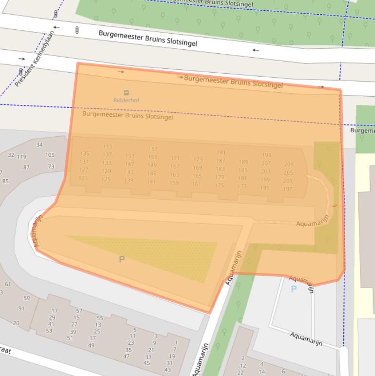 Kaart van postcodegebied 2403DT.