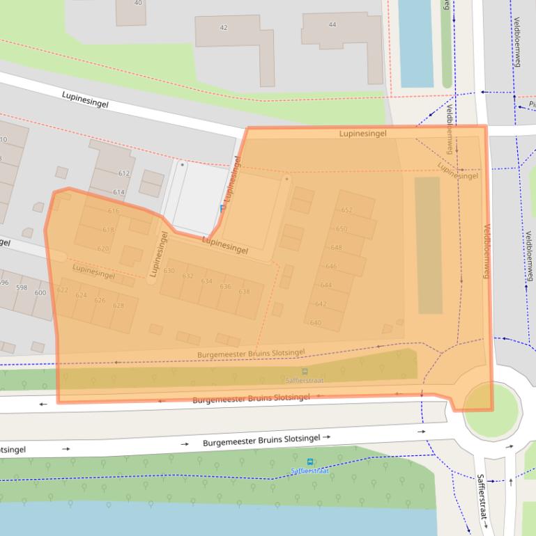 Kaart van postcodegebied 2403ED.