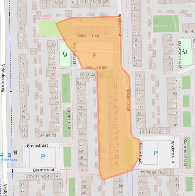 Kaart van postcodegebied 2403ES.