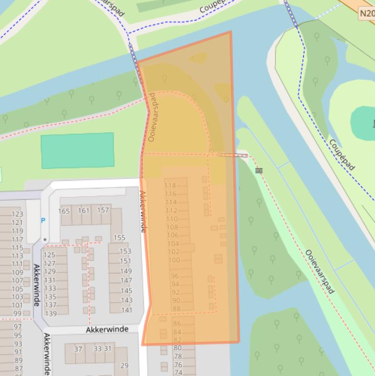 Kaart van postcodegebied 2403GM.