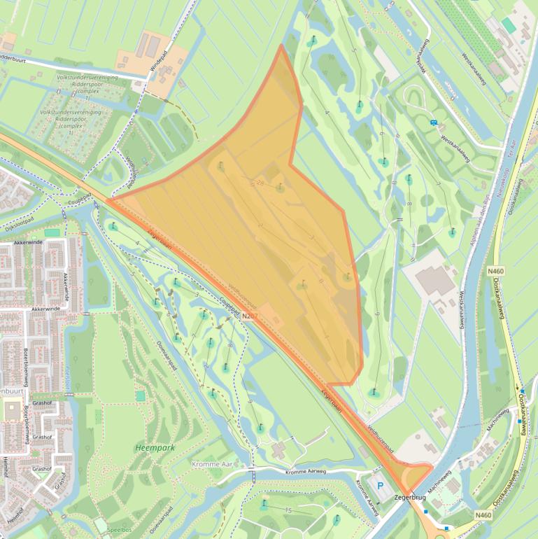 Kaart van postcodegebied 2403ND.
