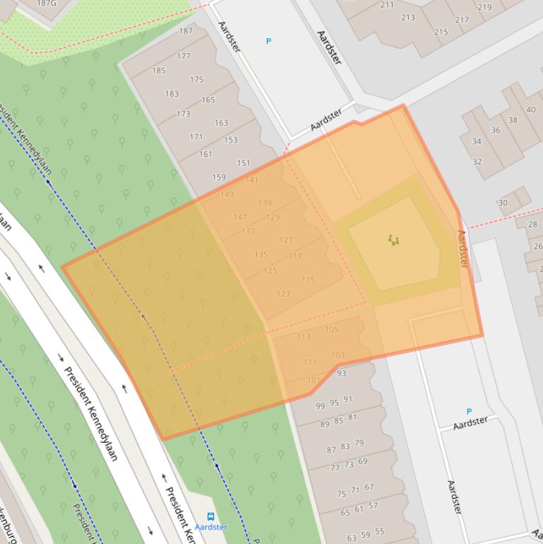 Kaart van postcodegebied 2403RM.