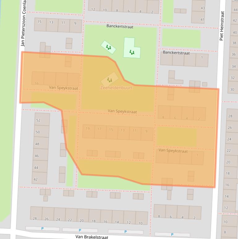 Kaart van postcodegebied 2404AR.