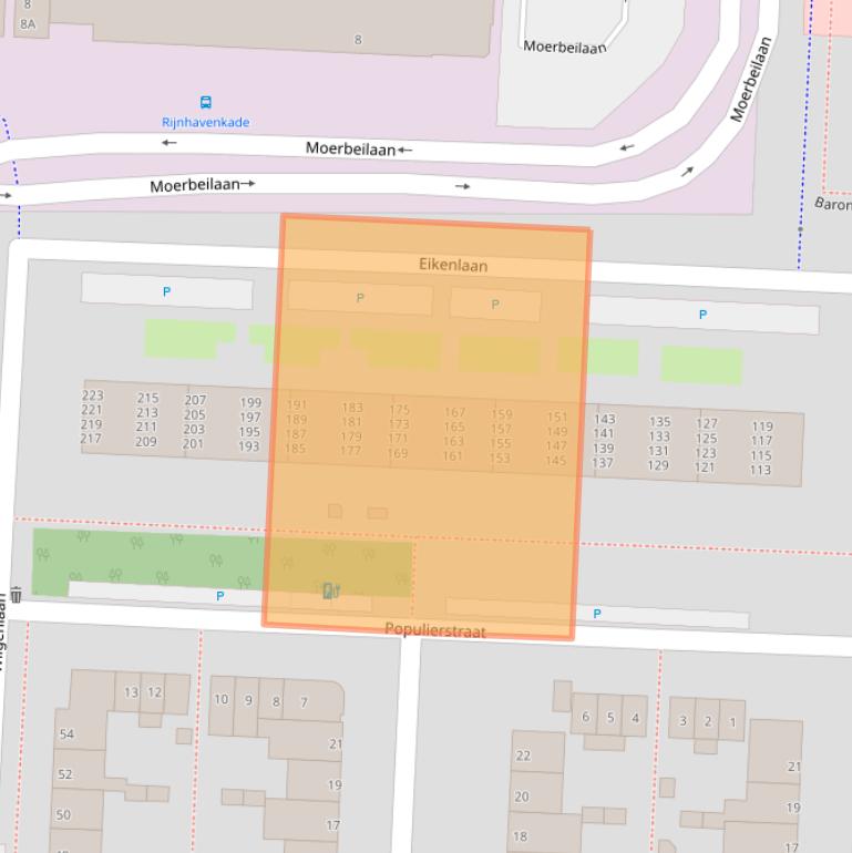 Kaart van postcodegebied 2404BN.