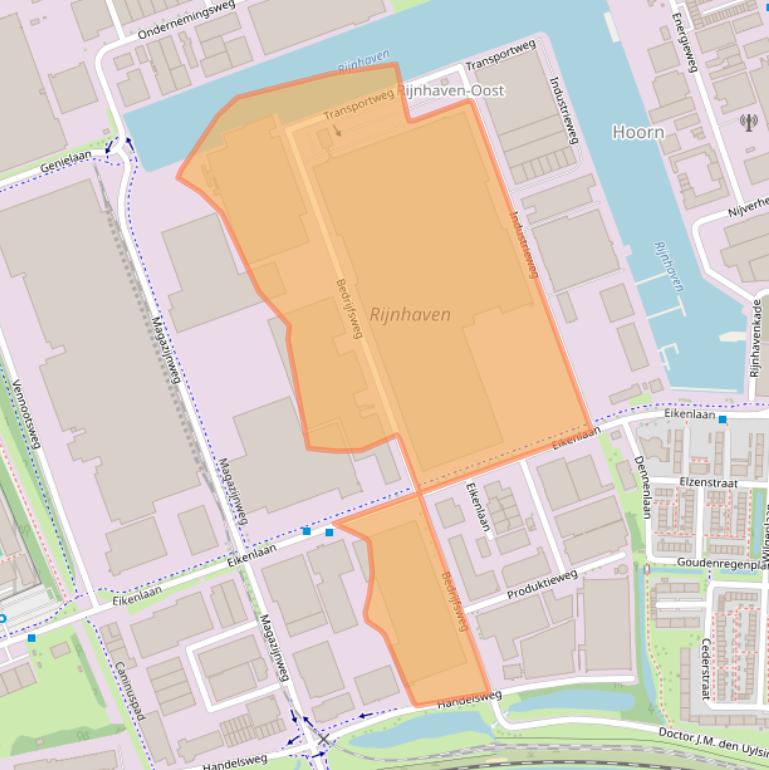 Kaart van postcodegebied 2404CB.