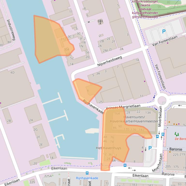 Kaart van postcodegebied 2404HB.