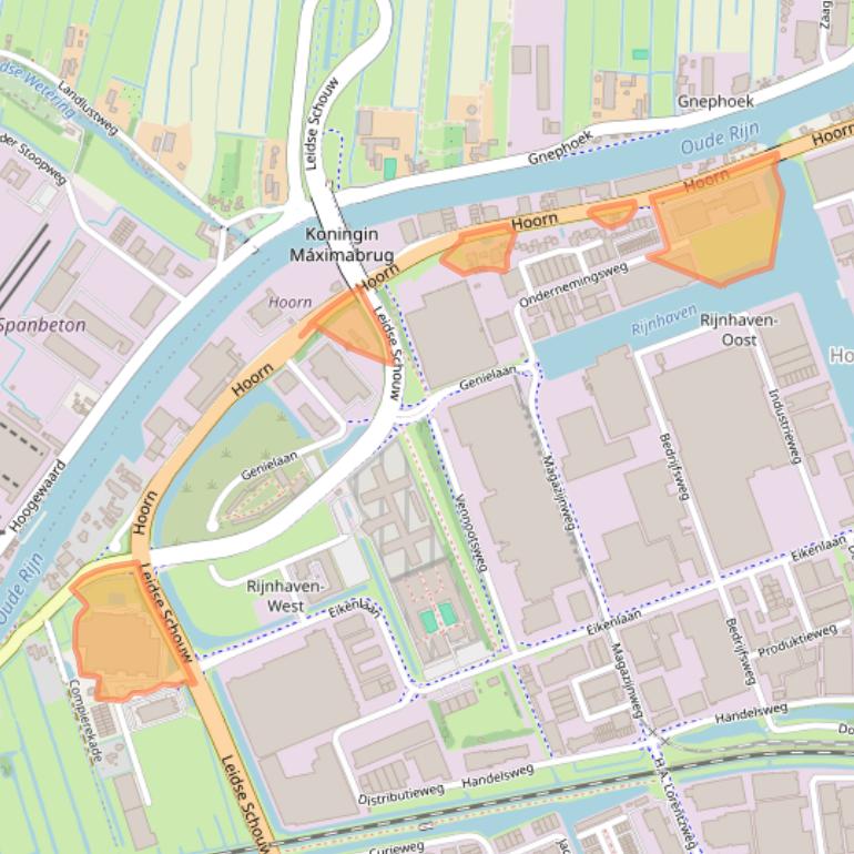 Kaart van postcodegebied 2404HH.