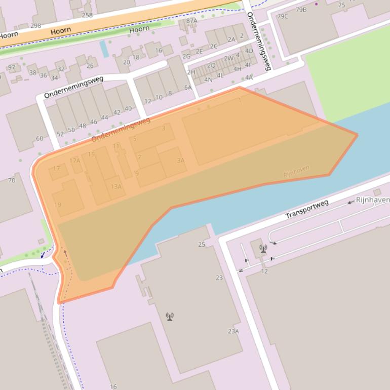 Kaart van postcodegebied 2404HM.