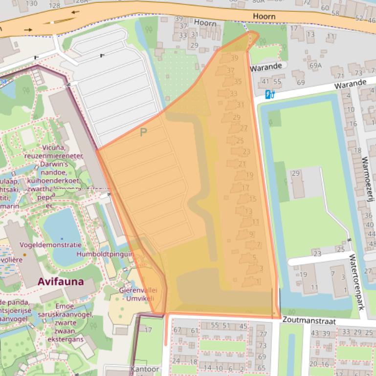 Kaart van postcodegebied 2404HR.