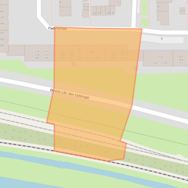 Kaart van postcodegebied 2404VG.