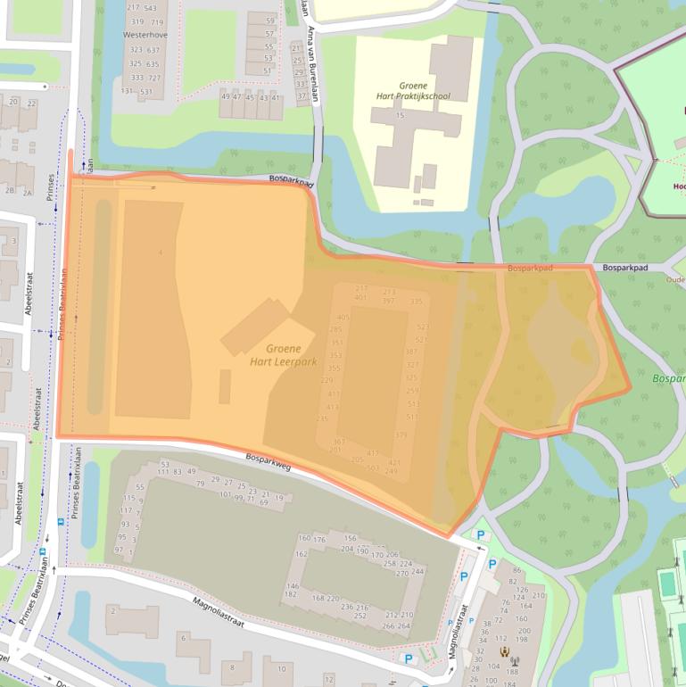 Kaart van postcodegebied 2404XC.