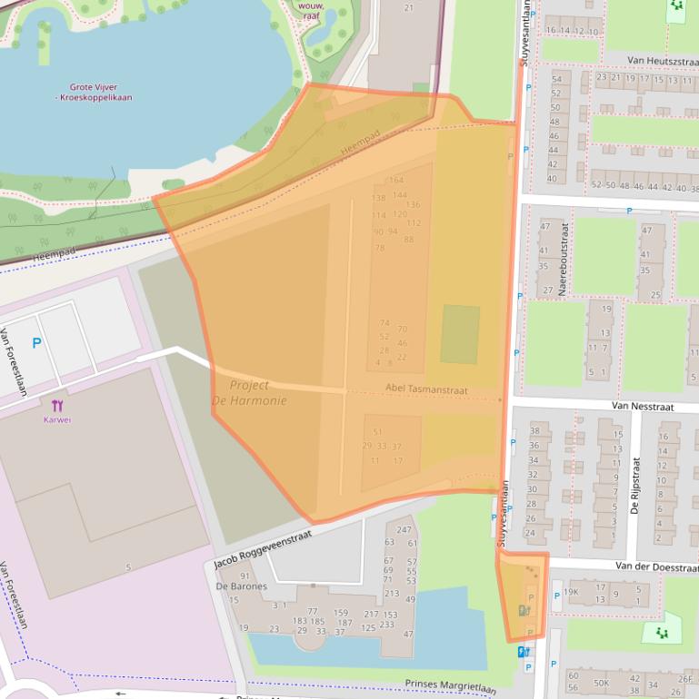 Kaart van postcodegebied 2404ZC.