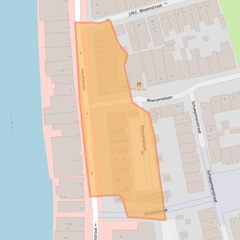 Kaart van postcodegebied 2406GM.