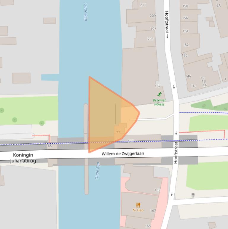 Kaart van postcodegebied 2406HG.