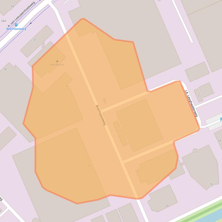 Kaart van postcodegebied 2408AD.