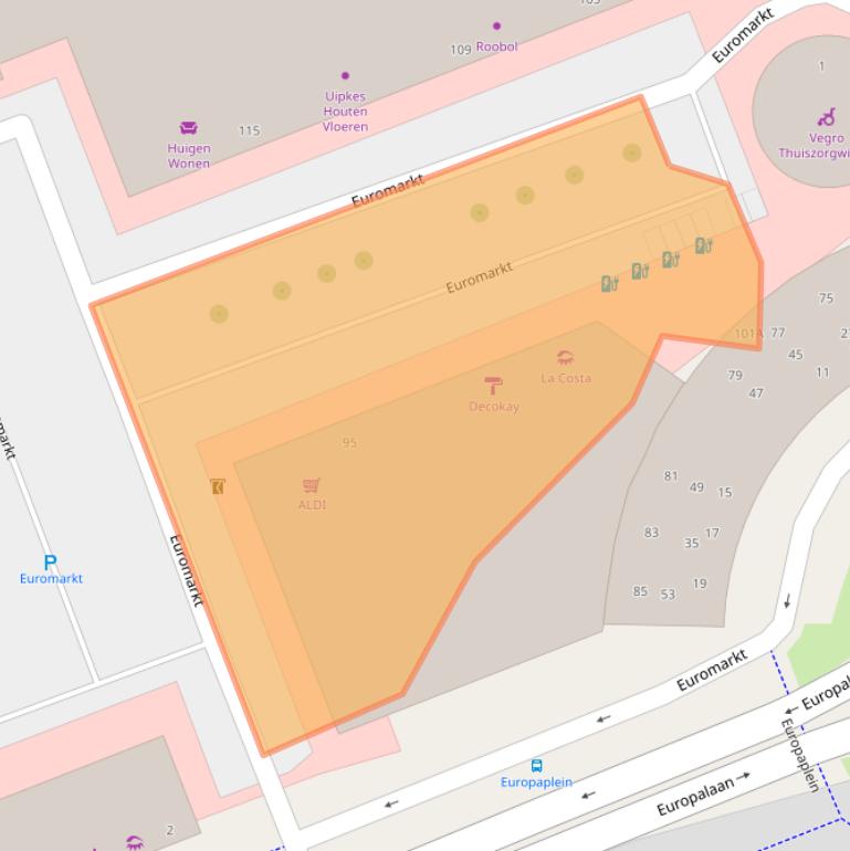 Kaart van postcodegebied 2408BC.