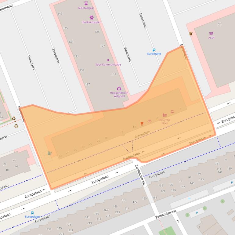 Kaart van postcodegebied 2408BG.