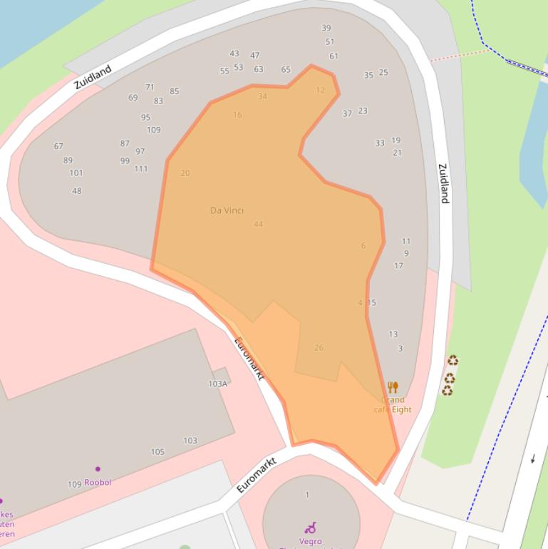 Kaart van postcodegebied 2408BL.