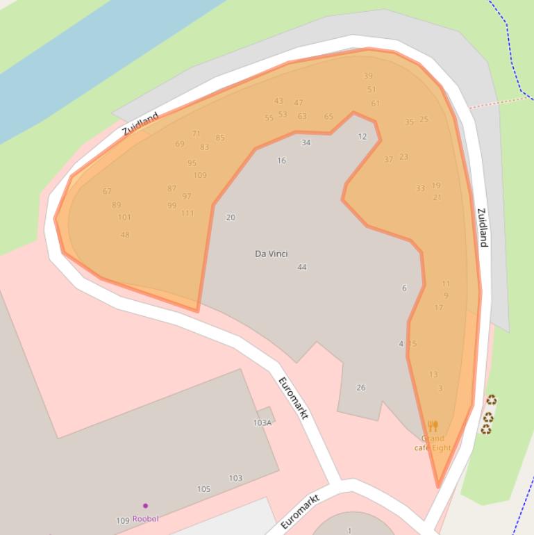 Kaart van postcodegebied 2408BM.