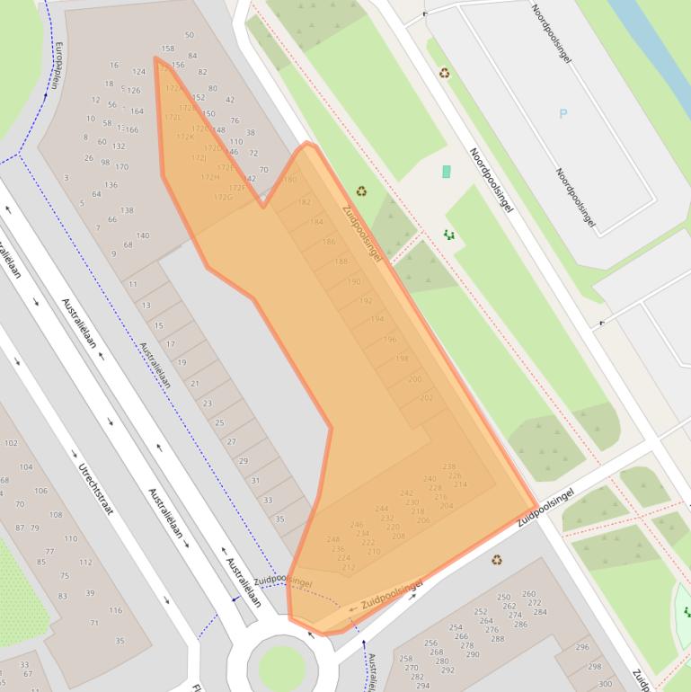 Kaart van postcodegebied 2408BR.