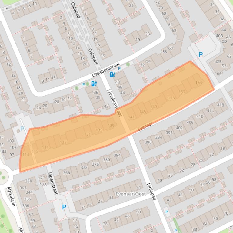 Kaart van postcodegebied 2408DA.