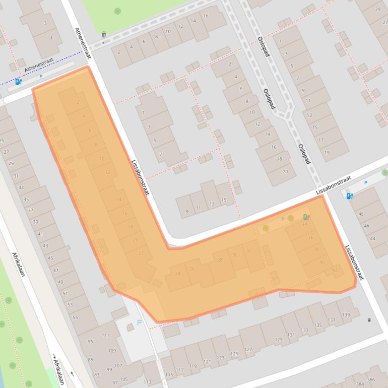Kaart van postcodegebied 2408EC.