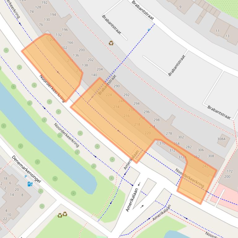 Kaart van postcodegebied 2408GE.