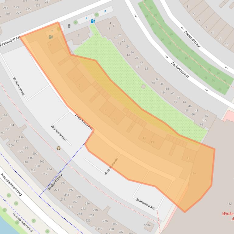 Kaart van postcodegebied 2408GH.