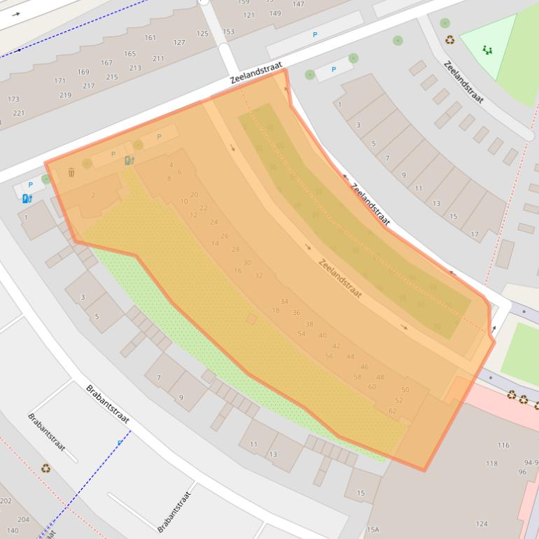 Kaart van postcodegebied 2408GJ.