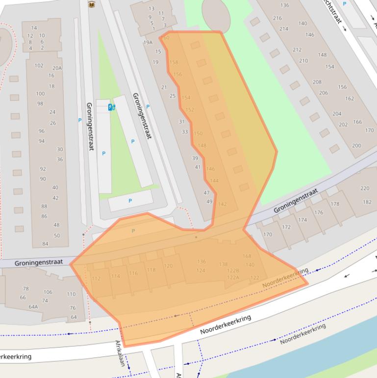 Kaart van postcodegebied 2408GN.