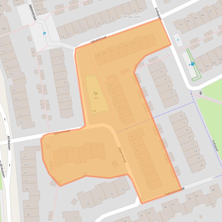 Kaart van postcodegebied 2408HB.