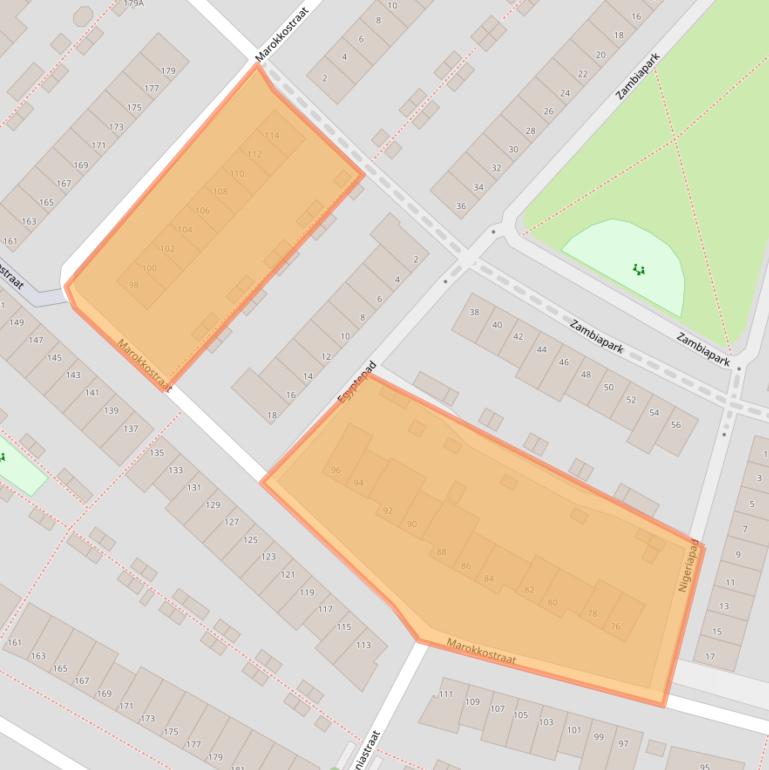 Kaart van postcodegebied 2408JJ.