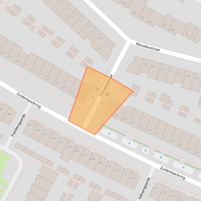 Kaart van postcodegebied 2408JL.