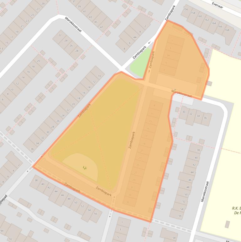 Kaart van postcodegebied 2408JN.