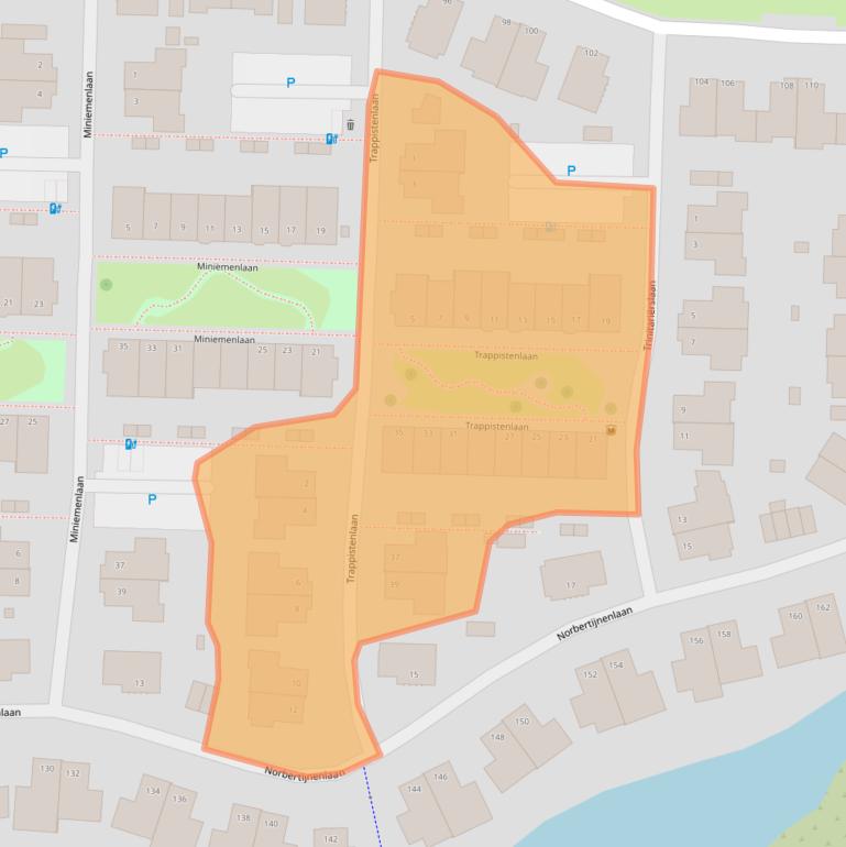 Kaart van postcodegebied 2408KM.
