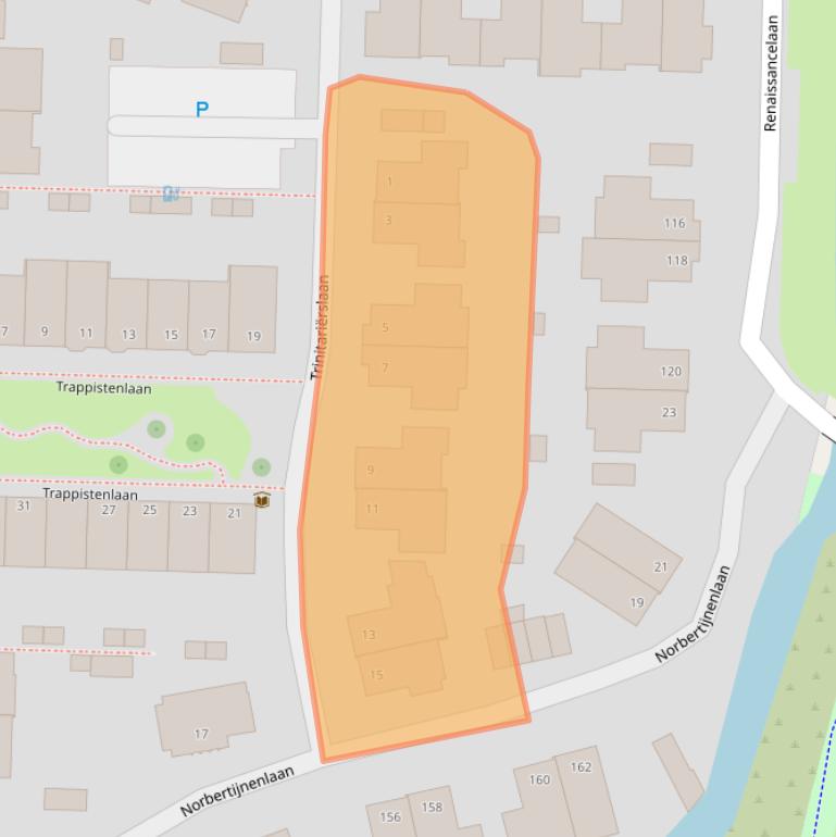 Kaart van postcodegebied 2408KN.