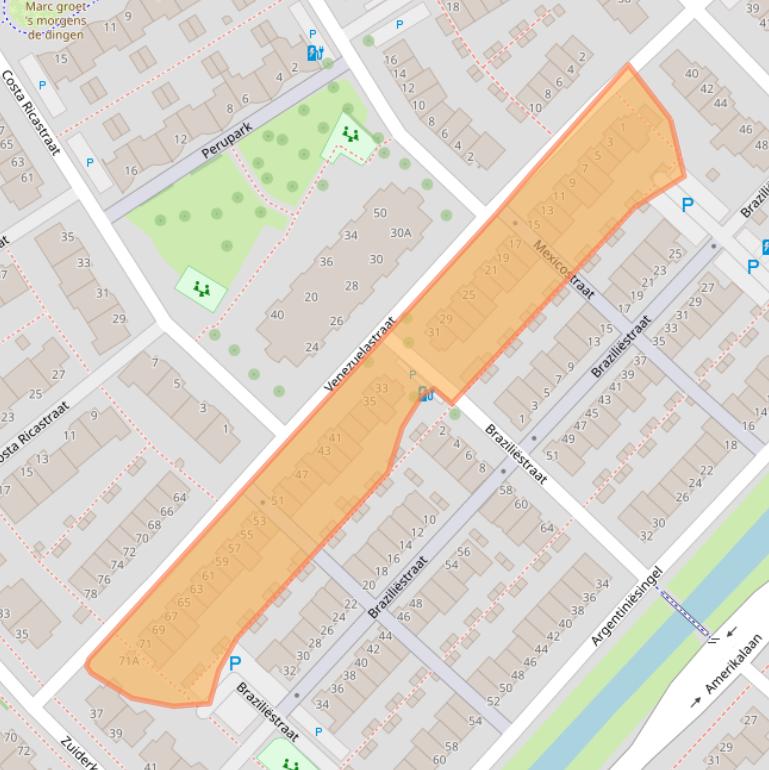 Kaart van postcodegebied 2408MA.