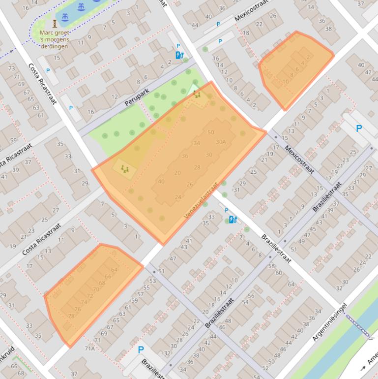 Kaart van postcodegebied 2408MB.