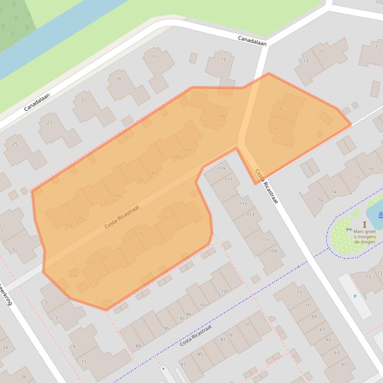 Kaart van postcodegebied 2408MK.