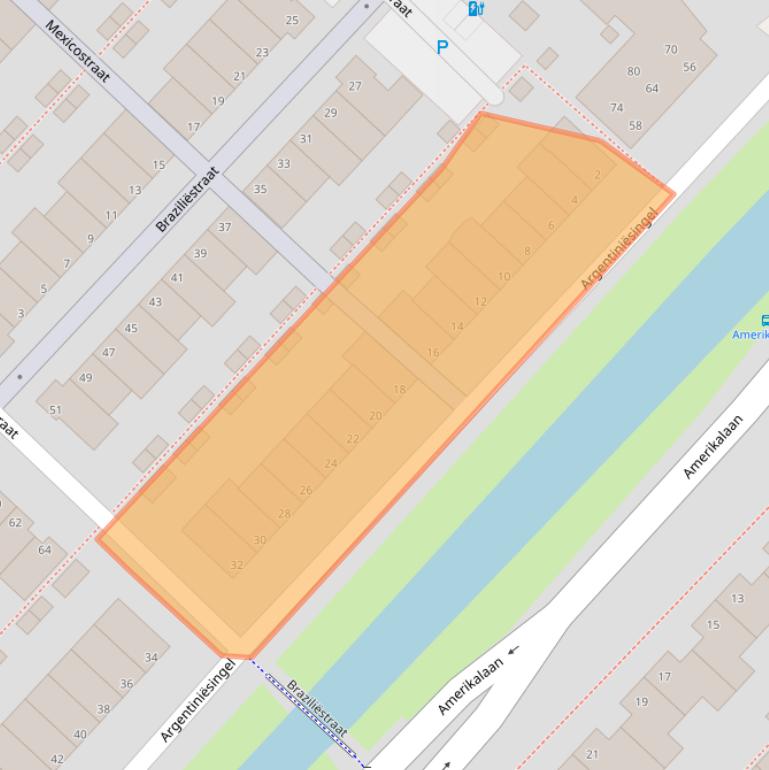 Kaart van postcodegebied 2408MP.