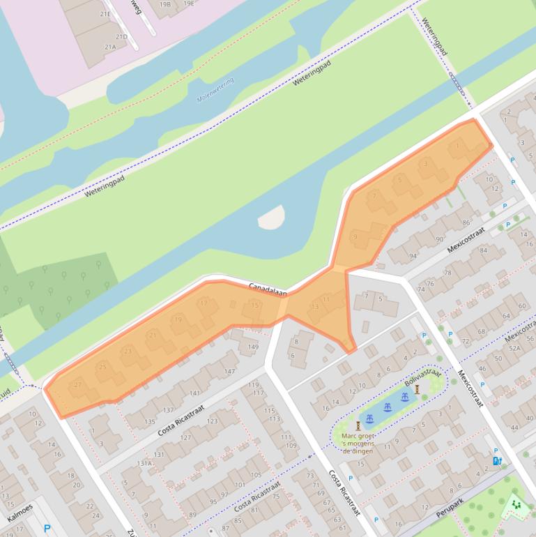 Kaart van postcodegebied 2408MS.