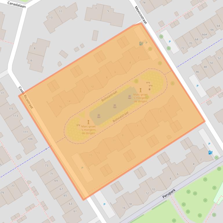 Kaart van postcodegebied 2408MX.