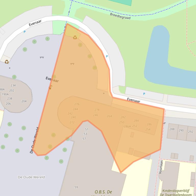 Kaart van postcodegebied 2408ND.